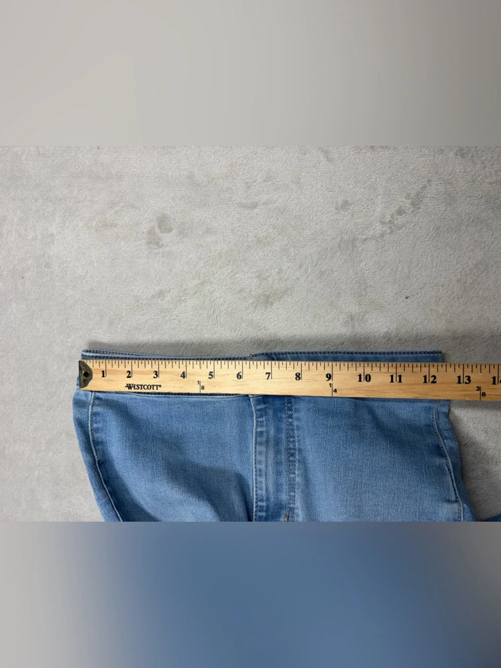 Free People We the Free Light Blue Wash Cropped Flare High Rise Boho Jeans 26